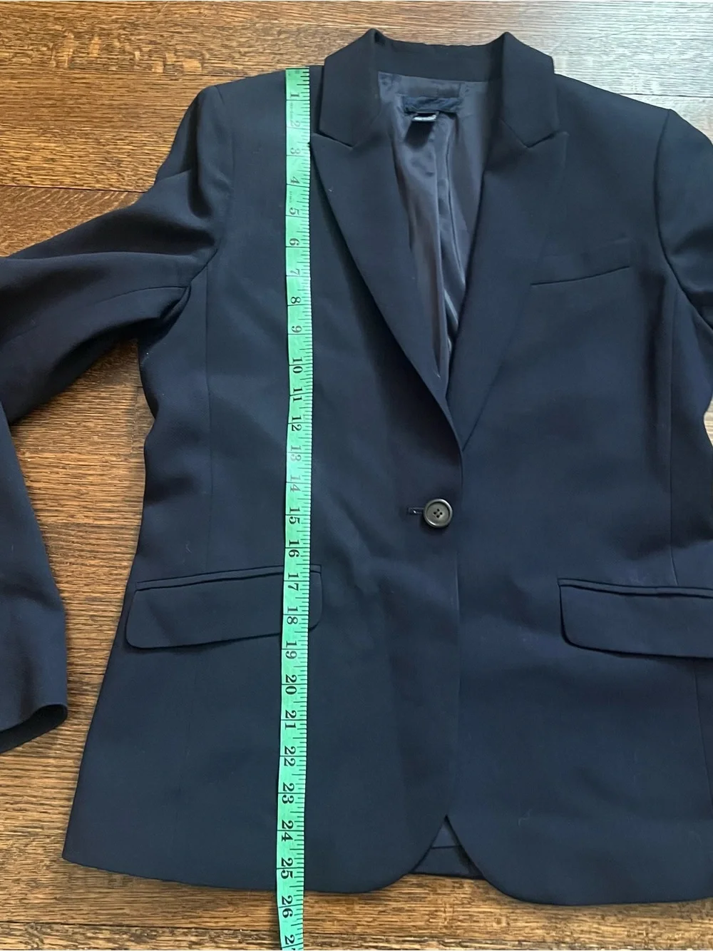 J. Crew size 10 Tall dark navy wool blazer